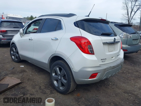 2013 Buick Encore Leather with VIN KL4CJCSB5DB202170, listed as a IAAI auction lot 41872948 with 48,536 mi miles and . Bid and sale history available at carsss.com. Image 3.