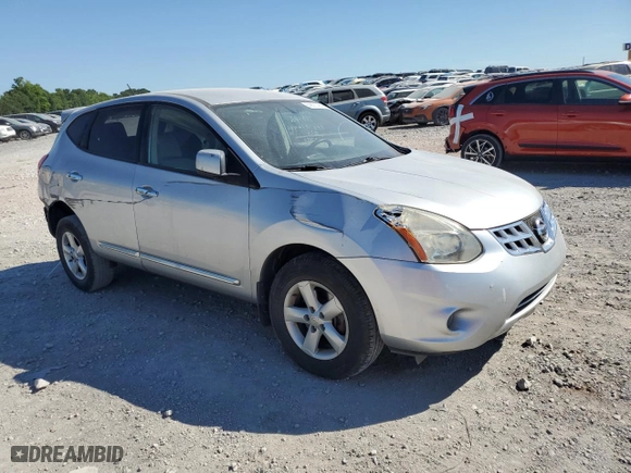 2013 Nissan Rogue S with VIN JN8AS5MT2DW543454, listed as a Copart auction lot 45627325 with 136,614 mi miles and Salvage Title. Bid and sale history available at carsss.com. Image 4.