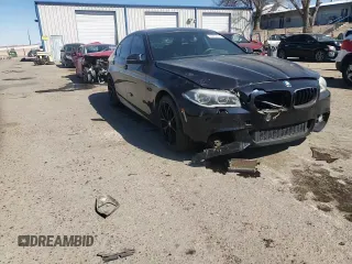 2015 BMW 5 Series 550i with VIN WBAKN9C50FD961489, listed as a Copart auction lot 46683795 with 90,235 mi miles and Salvage title. Bid and sale history available at DreamBid. Image 10.