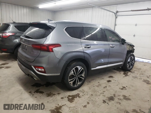 2019 Hyundai Santa Fe Ultimate with VIN 5NMS5CAA0KH046479, listed as a Copart auction lot 70163692 with 90,234 mi miles. Bid and sale history available at carsss.com. Image 3.