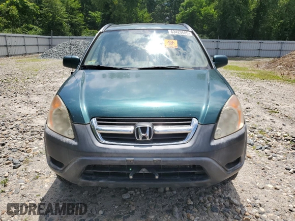 2002 Honda CR-V EX with VIN JHLRD78852C006802, listed as a Copart auction lot 63420685 with 176,309 mi miles and Clean title. Bid and sale history available at DreamBid. Image 5.