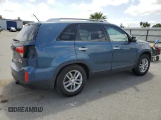 2014 Kia Sorento LX with VIN 5XYKT4A79EG483444, listed as a Copart auction lot 54548875 with 110,461 mi miles and Salvage Title. Bid and sale history available at carsss.com. Image 3.