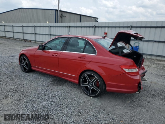2008 Mercedes-Benz C 300 Sport with VIN WDDGF54X58F037691, listed as a Copart auction lot 58931555 with Not provided miles and Salvage title. Bid and sale history available at DreamBid. Image 2.