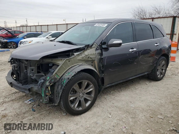 2010 Acura MDX Advance with VIN 2HNYD2H53AH532983, listed as a Copart auction lot 45482585 with 187,322 mi miles and Salvage Title. Bid and sale history available at DreamBid. Image 1.