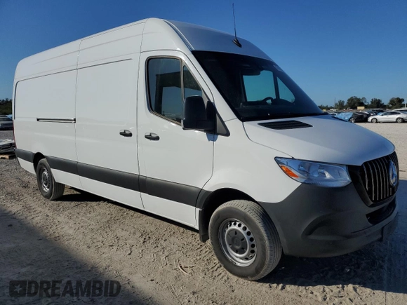 2023 Mercedes-Benz Sprinter Cargo Cargo with VIN W1Y40CHY9PT143367, listed as a Copart auction lot 82400564 with 10,667 mi miles and Salvage Title. Bid and sale history available at carsss.com. Image 4.