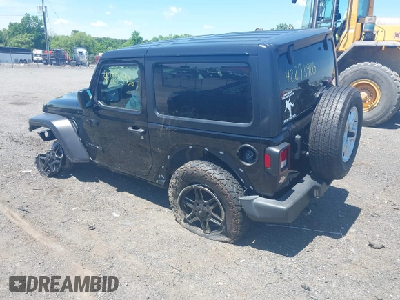 2021 Jeep Wrangler Sport S z VIN 1C4HJXAG6MW872318, wystawiony jako IAAI lot #42273906 z przebiegiem 31 003 mil mil oraz . Historia ofert i sprzedaży dostępna na DreamBid. Obrazek 3.
