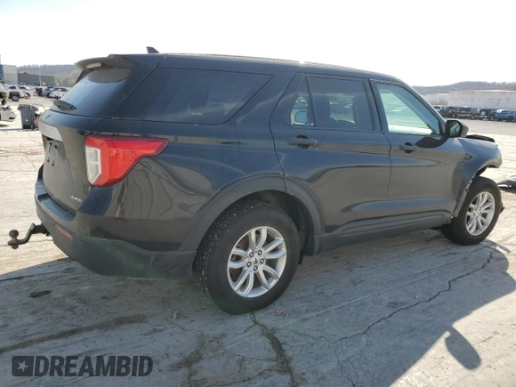 2021 Ford Explorer with VIN 1FMSK8BH0MGA06166, listed as a Copart auction lot 49214865 with 62,655 mi miles and Salvage Title. Bid and sale history available at carsss.com. Image 3.