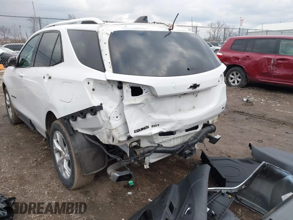 2020 Chevrolet Equinox LT with VIN 3GNAXLEX8LS527490, listed as a IAAI auction lot 41574834 with 90,845 mi miles. Bid and sale history available at carsss.com. Image 6.
