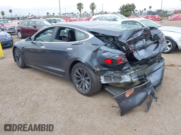 2020 Tesla Model S Long Range with VIN 5YJSA1E29LF363957, listed as a IAAI auction lot 42402667 with 45,058 mi miles and . Bid and sale history available at DreamBid. Image 3.
