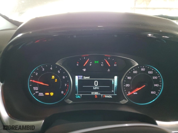 2019 Chevrolet Traverse LT Leather with VIN 1GNERHKW6KJ192783, listed as a Copart auction lot 43655445 with 61,385 mi miles and Salvage Title. Bid and sale history available at carsss.com. Image 9.