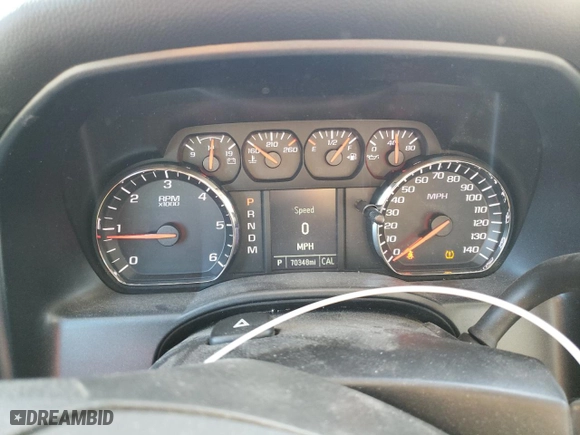 2015 Chevrolet Silverado 1500 Work Truck with VIN 1GCVKPEC4FZ360176, listed as a Copart auction lot 43049745 with 70,348 mi miles and Salvage Title. Bid and sale history available at carsss.com. Image 9.