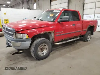1999 Dodge Ram 2500 with VIN 1B7KF23Z9XJ518772, listed as a Copart auction lot 83829844 with 160,519 mi miles and Clean Title. Bid and sale history available at carsss.com. Image 1.