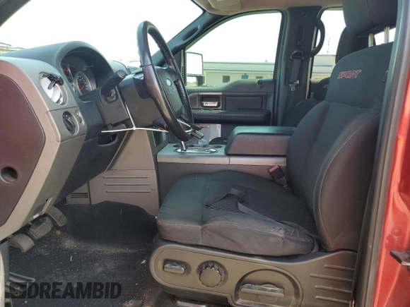 2008 Ford F-150 XLT with VIN 1FTPW12V18KE25514, listed as a Copart auction lot 57871485 with 248,915 mi miles and Salvage title. Bid and sale history available at DreamBid. Image 7.