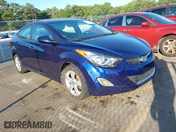 2013 Hyundai Elantra GLS with VIN 5NPDH4AE4DH339798, listed as a IAAI auction lot 42770560 with 82,759 mi miles and . Bid and sale history available at DreamBid. Image 1.