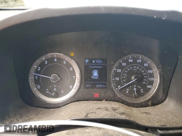 2020 Hyundai Venue SE with VIN KMHRB8A39LU040496, listed as a Copart auction lot 49108185 with 56,753 mi miles and Salvage Title. Bid and sale history available at DreamBid. Image 9.