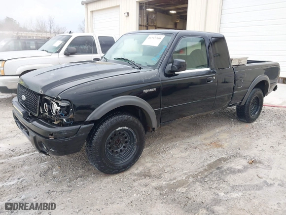 2003 Ford Ranger XL Fleet with VIN 1FTZR45E53TA32809, listed as a IAAI auction lot 41717709 with 186,845 mi miles. Bid and sale history available at carsss.com. Image 2.
