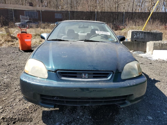 1997 Honda Civic EX with VIN 1HGEJ8142VL136575, listed as a Copart auction lot 49732395 with 296,782 mi miles and Salvage Title. Bid and sale history available at carsss.com. Image 5.