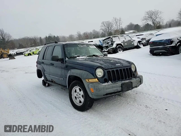 2005 Jeep Liberty Sport with VIN 1J4GL48K65W509415, listed as a Copart auction lot 88840445 with Not Provided miles and Salvage Title. Bid and sale history available at DreamBid. Image 12.