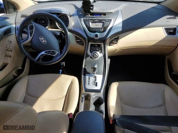 2011 Hyundai Elantra Ltd with VIN KMHDH4AE6BU159320, listed as a Copart auction lot 48778445 with 136,289 mi miles and Salvage Title. Bid and sale history available at carsss.com. Image 8.