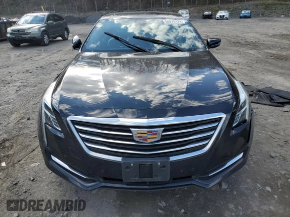 2017 Cadillac CT6 AWD with VIN 1G6KB5RS4HU197136, listed as a Copart auction lot 50876124 with Not provided miles and Salvage title. Bid and sale history available at DreamBid. Image 5.