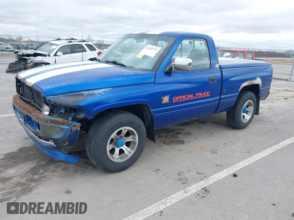 1996 Dodge 1500 with VIN 1B7HC16Z9TS715521, listed as a IAAI auction lot 41842722 with Not Provided miles. Bid and sale history available at carsss.com. Image 2.