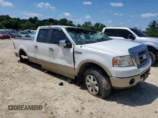 2007 Ford F-150 XLT with VIN 1FTPW14V37KD01921, listed as a Copart auction lot 62876465 with 214,260 mi miles and Salvage title. Bid and sale history available at DreamBid. Image 4.