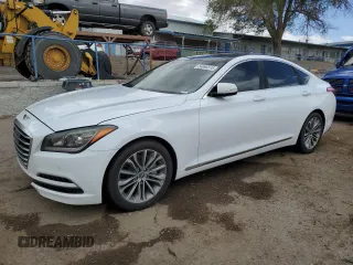 2015 Hyundai Genesis 3.8L z VIN KMHGN4JE2FU031619, wystawiony jako Copart lot #54696515 z przebiegiem 131 465 mil mil oraz Szkoda całkowita • Salvage title. Historia ofert i sprzedaży dostępna na DreamBid. Obrazek 1.