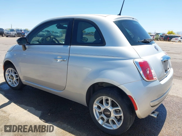 2014 FIAT 500 Pop z VIN 3C3CFFAR9ET188043, wystawiony jako IAAI lot #42082587 z przebiegiem 187 513 mil mil oraz . Historia ofert i sprzedaży dostępna na DreamBid. Obrazek 3.