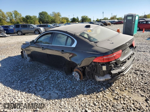 2017 Jaguar XE 35t Prestige with VIN SAJAK4BV7HA946778, listed as a Copart auction lot 74342964 with 0 mi miles and Salvage Title. Bid and sale history available at carsss.com. Image 2.