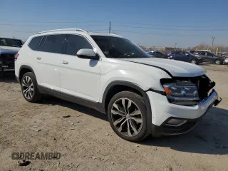 2019 Volkswagen Atlas SEL Premium z VIN 1V2NR2CA0KC599798, wystawiony jako Copart lot #48874285 z przebiegiem 66 451 mil mil oraz Szkoda całkowita • Salvage title. Historia ofert i sprzedaży dostępna na DreamBid. Obrazek 4.