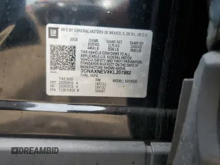2019 Chevrolet Equinox Premier z VIN 3GNAXNEVXKL207882, wystawiony jako Copart lot #54229665 z przebiegiem 105 337 mil mil oraz Szkoda całkowita • Salvage title. Historia ofert i sprzedaży dostępna na DreamBid. Obrazek 13.