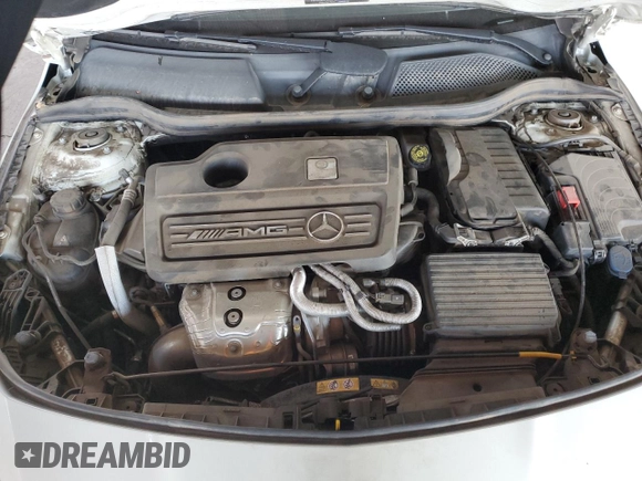 2017 Mercedes-Benz CLA 45 AMG with VIN WDDSJ5CB1HN453354, listed as a Copart auction lot 80338774 with 29,591 mi miles and Salvage Title. Bid and sale history available at DreamBid. Image 11.