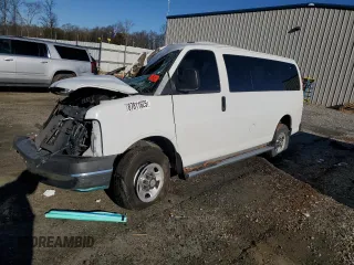 2009 Chevrolet Express Passenger with VIN 1GAHG35K991183568, listed as a Copart auction lot 87811625 with Not provided miles and Salvage title. Bid and sale history available at DreamBid. Image 1.