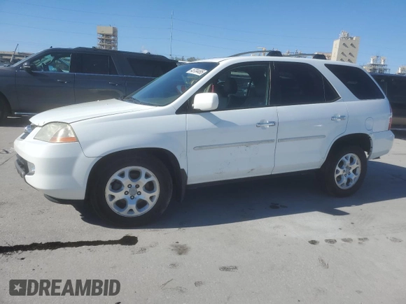 2002 Acura MDX Touring Pkg with VIN 2HNYD18602H508838, listed as a Copart auction lot 45704495 with 180,269 mi miles and Salvage Title. Bid and sale history available at carsss.com. Image 1.