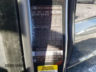 2016 Land Rover Range Rover Evoque HSE Dynamic with VIN SALVD2BG2GH091437, listed as a Copart auction lot 69528214 with 60,192 mi miles and Salvage title. Bid and sale history available at DreamBid. Image 14.