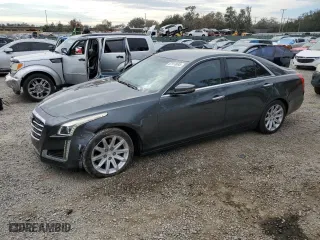 2016 Cadillac CTS Sedan RWD with VIN 1G6AP5SX2G0124470, listed as a Copart auction lot 87913695 with 81,272 mi miles and Salvage Title. Bid and sale history available at carsss.com. Image 1.