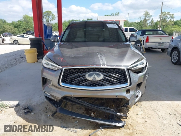 2019 Infiniti QX50 Essential with VIN 3PCAJ5M14KF107297, listed as a IAAI auction lot 42279368 with 93,168 mi miles and . Bid and sale history available at DreamBid. Image 12.