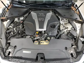 2017 Infiniti Q50 3.0t Sport with VIN JN1EV7AR1HM834878, listed as a Copart auction lot 50306635 with 81,302 mi miles and Salvage Title. Bid and sale history available at carsss.com. Image 11.