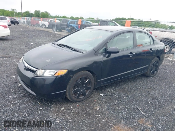 2008 Honda Civic LX with VIN 2HGFA16558H319516, listed as a IAAI auction lot 42238459 with 104,273 mi miles and . Bid and sale history available at DreamBid. Image 2.