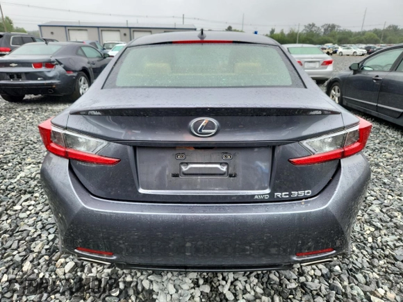 2015 Lexus RC 350 F Sport with VIN JTHSE5BC8F5005696, listed as a Copart auction lot 62688255 with 36,237 mi miles and Clean title. Bid and sale history available at DreamBid. Image 6.