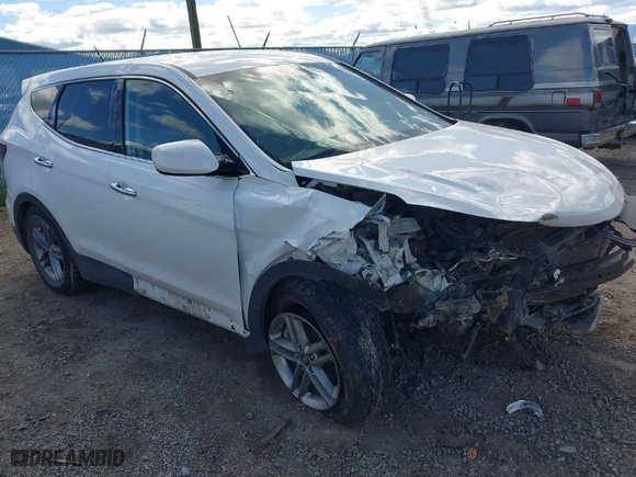 2018 Hyundai Santa Fe Sport 2.4L with VIN 5XYZTDLB0JG573009, listed as a IAAI auction lot 39584587 with 108,130 mi miles. Bid and sale history available at carsss.com. Image 1.