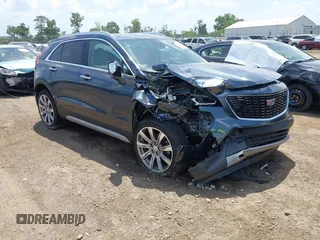 2019 Cadillac XT4 AWD Premium Luxury with VIN 1GYFZDR48KF124220, listed as a IAAI auction lot 42567598 with 55,986 mi miles and . Bid and sale history available at DreamBid. Image 1.