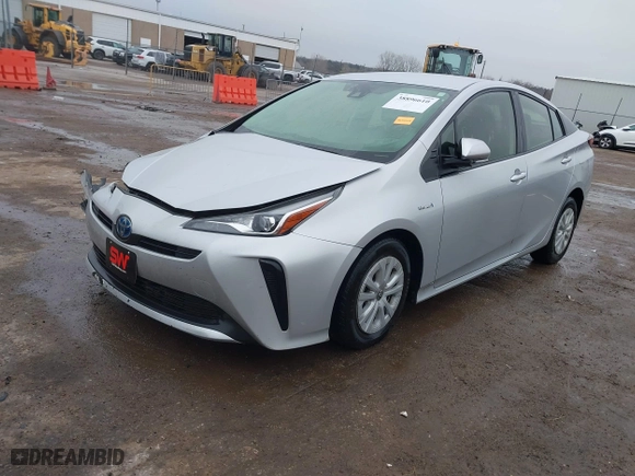 2019 Toyota Prius L Eco with VIN JTDKARFU3K3081100, listed as a IAAI auction lot 38896610 with 79,542 mi miles. Bid and sale history available at carsss.com. Image 17.