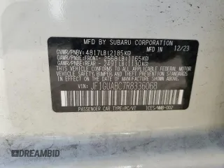 2024 Subaru Impreza with VIN JF1GUABC7R8336068, listed as a Copart auction lot 84939684 with 8,673 mi miles and Salvage Title. Bid and sale history available at carsss.com. Image 14.