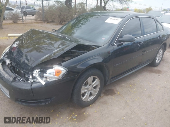 2013 Chevrolet Impala LS with VIN 2G1WF5E39D1109102, listed as a IAAI auction lot 42010215 with 108,480 mi miles and . Bid and sale history available at DreamBid. Image 2.
