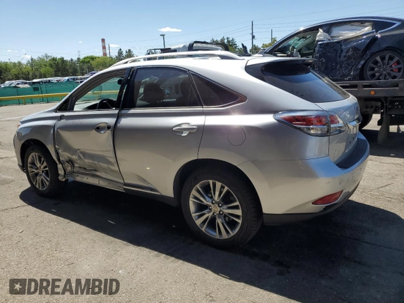 2013 Lexus RX 450h with VIN JTJBC1BA0D2053168, listed as a Copart auction lot 57821265 with 88,835 mi miles and Salvage title. Bid and sale history available at DreamBid. Image 2.