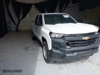 2024 Chevrolet Colorado 2WD Work Truck with VIN 1GCGSBEC8R1213406, listed as a IAAI auction lot 42117511 with 13,072 mi miles. Bid and sale history available at carsss.com. Image 1.