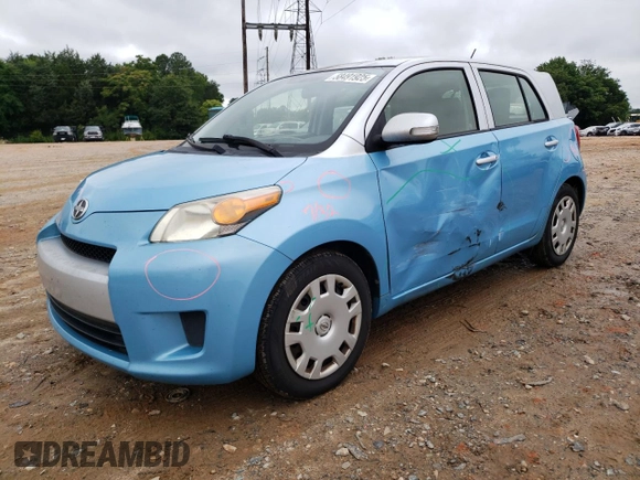 2014 Scion xD with VIN JTKKUPB42E1040760, listed as a Copart auction lot 58491925 with 174,777 mi miles and Salvage title. Bid and sale history available at DreamBid. Image 1.