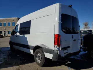 2024 Mercedes-Benz Sprinter Cargo with VIN W1W4NBHY8RP638983, listed as a Copart auction lot 78974264 with 5,376 mi miles and Salvage Title. Bid and sale history available at carsss.com. Image 2.