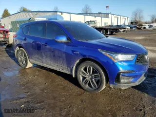 2019 Acura RDX w/A-Spec Pkg with VIN 5J8TC1H6XKL010136, listed as a Copart auction lot 72316514 with 0 mi miles and Salvage Title. Bid and sale history available at carsss.com. Image 4.